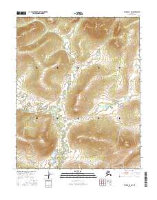 USGS Topographic Map – Tanana D-6 NW