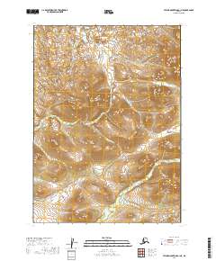 USGS Topographic Map – Taylor Mountains A-1 NE