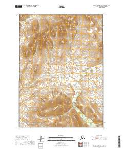 2019 Map of Taylor Mountains A-3 NE, 2019 Print