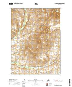 2019 Map of Taylor Mountains A-3 NW, 2019 Print