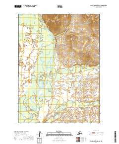 USGS Topographic Map – Taylor Mountains A-4 NE