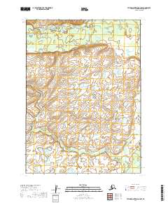 2019 Map of Taylor Mountains A-4 NW, 2019 Print