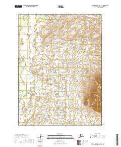 2019 Map of Taylor Mountains A-4 SE, 2019 Print