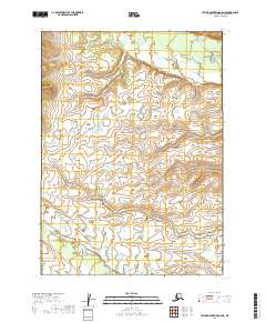 2019 Map of Taylor Mountains A-5 NE, 2019 Print