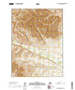 2019 Map of Taylor Mountains A-5 NW, 2019 Print