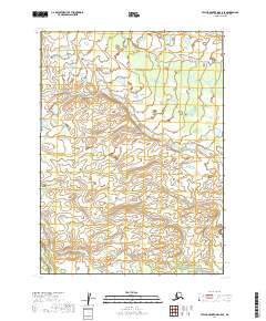2019 Map of Taylor Mountains A-5 SE, 2019 Print