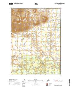 2019 Map of Taylor Mountains A-5 SW, 2019 Print