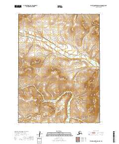 2019 Map of Taylor Mountains A-6 NE, 2019 Print