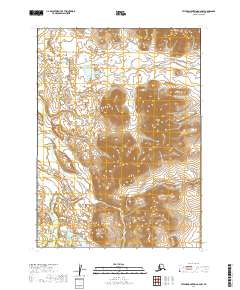 2019 Map of Taylor Mountains A-6 NW, 2019 Print