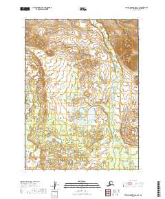 2019 Map of Taylor Mountains A-6 SE, 2019 Print