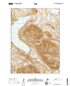 2019 Map of Taylor Mountains A-8 NE, 2019 Print