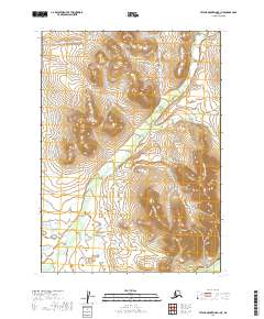 USGS Topographic Map – Taylor Mountains B-1 NE