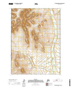 USGS Topographic Map – Taylor Mountains B-1 NW