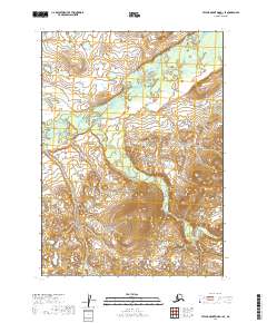 USGS Topographic Map – Taylor Mountains B-1 SE