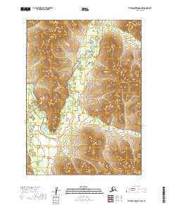 USGS Topographic Map – Taylor Mountains B-2 NW