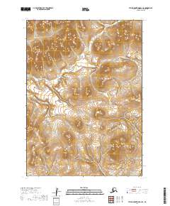 2019 Map of Taylor Mountains B-2 SE, 2019 Print