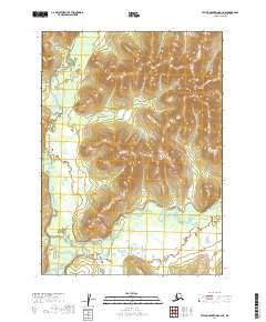 USGS Topographic Map – Taylor Mountains B-4 NE