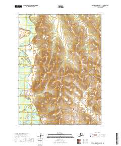 USGS Topographic Map – Taylor Mountains B-4 SE
