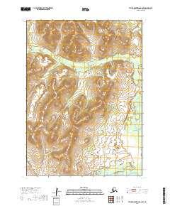 USGS Topographic Map – Taylor Mountains B-4 SW