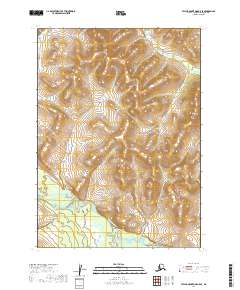 2019 Map of Taylor Mountains B-5 SE, 2019 Print