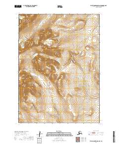 2019 Map of Taylor Mountains B-6 NE, 2019 Print
