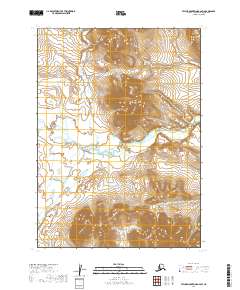 2019 Map of Taylor Mountains B-6 SW, 2019 Print
