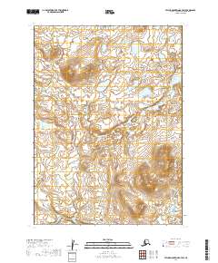 2019 Map of Taylor Mountains B-7 SW, 2019 Print