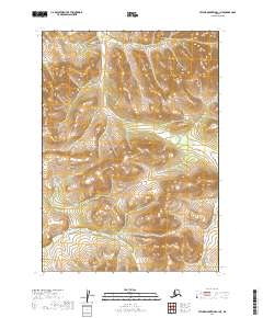 2019 Map of Taylor Mountains C-1 NE, 2019 Print