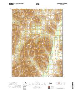 USGS Topographic Map – Taylor Mountains C-2 SW