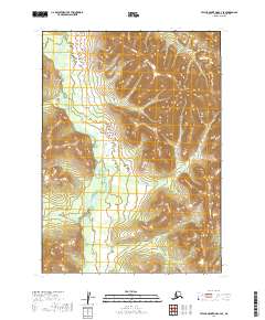 USGS Topographic Map – Taylor Mountains C-4 SE