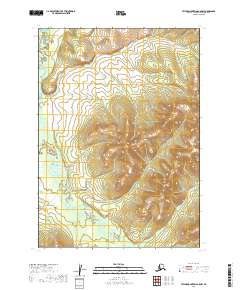 2019 Map of Taylor Mountains C-5 NW, 2019 Print