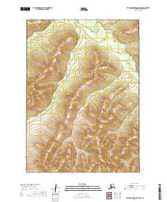 2019 Map of Taylor Mountains C-5 SW, 2019 Print