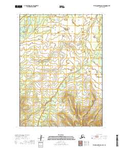 2019 Map of Taylor Mountains C-6 NE, 2019 Print