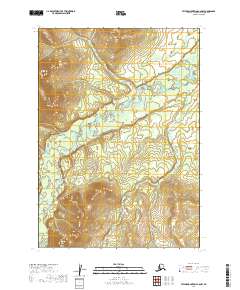 2019 Map of Taylor Mountains C-6 NW, 2019 Print