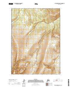 2019 Map of Taylor Mountains C-6 SE, 2019 Print