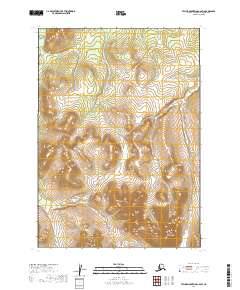 2019 Map of Taylor Mountains C-6 SW, 2019 Print