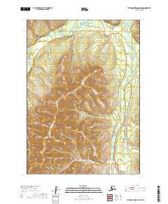 USGS Topographic Map – Taylor Mountains C-7 NW