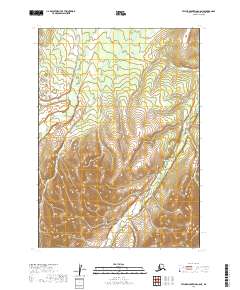 2019 Map of Taylor Mountains C-8 NE, 2019 Print