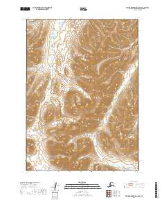 2019 Map of Taylor Mountains C-8 SW, 2019 Print