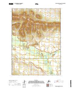 USGS Topographic Map – Taylor Mountains D-1 NW