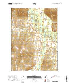USGS Topographic Map – Taylor Mountains D-2 NE