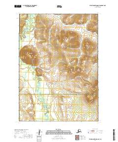 USGS Topographic Map – Taylor Mountains D-3 NE