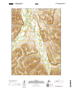 2019 Map of Taylor Mountains D-3 SE, 2019 Print
