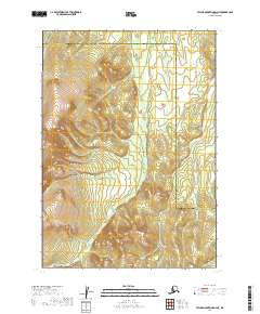 USGS Topographic Map – Taylor Mountains D-4 NE