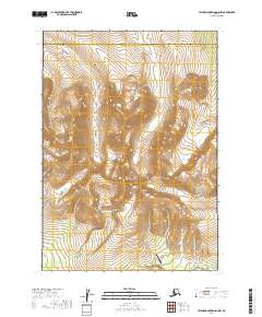 USGS Topographic Map – Taylor Mountains D-4 NW