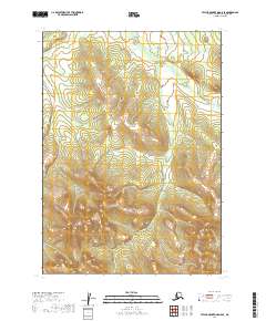 USGS Topographic Map – Taylor Mountains D-5 SE