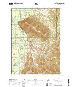 USGS Topographic Map – Taylor Mountains D-5 SW