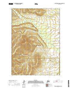 USGS Topographic Map – Taylor Mountains D-6 NE