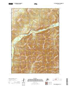 2019 Map of Taylor Mountains D-7 SE, 2019 Print