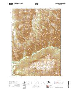 USGS Topographic Map – Taylor Mountains D-8 NW